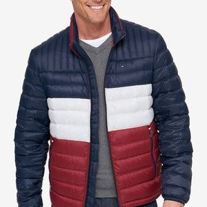 Tommy Hilfiger Mens Down Quilted Packable Jacket